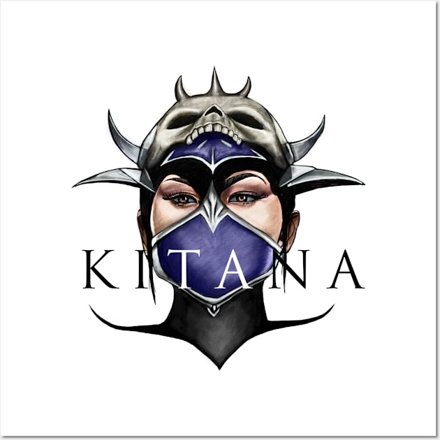 Colored Kitana Wall Art by xzaclee16